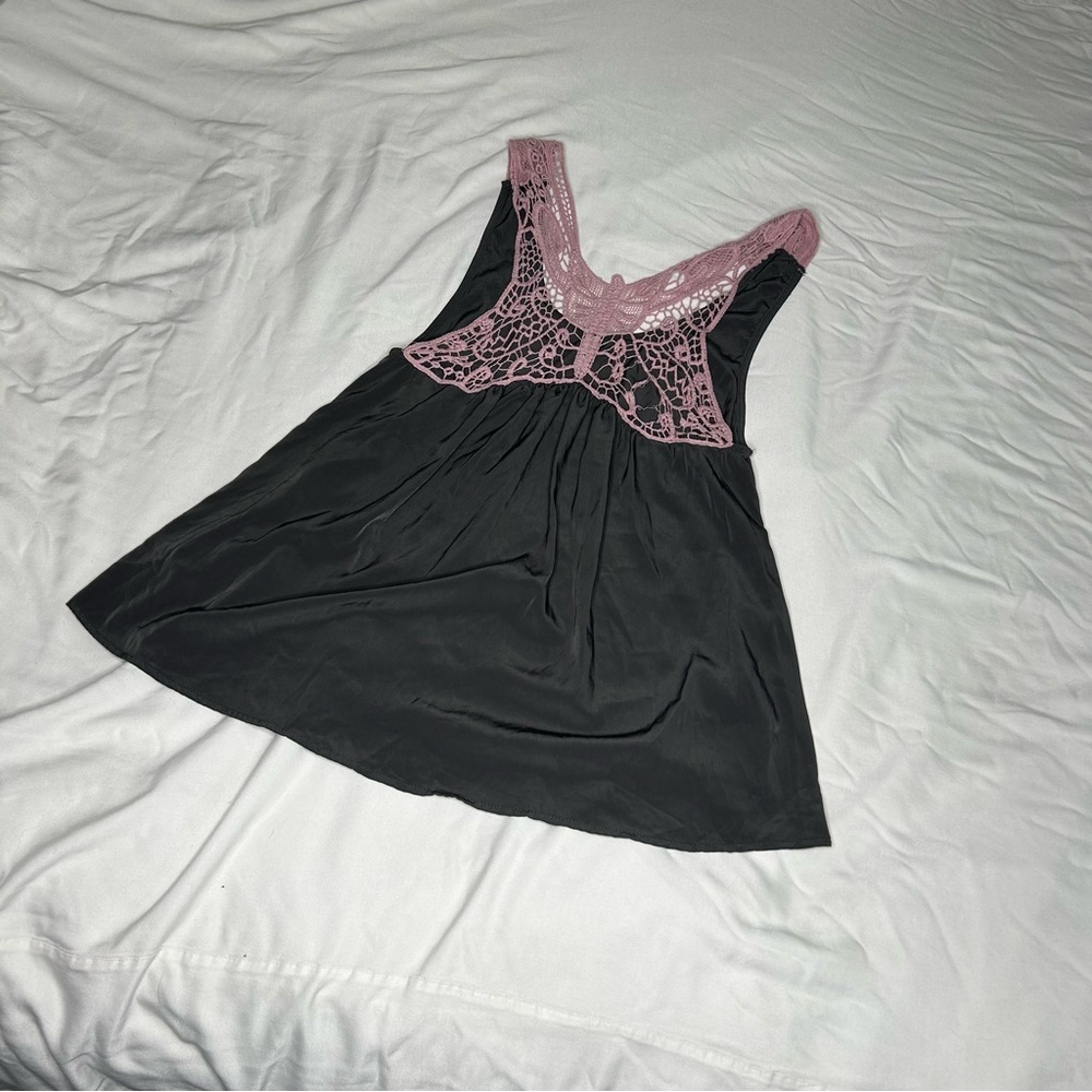 Paisley & Ivy Silk Tank with Butterfly Cutout Back